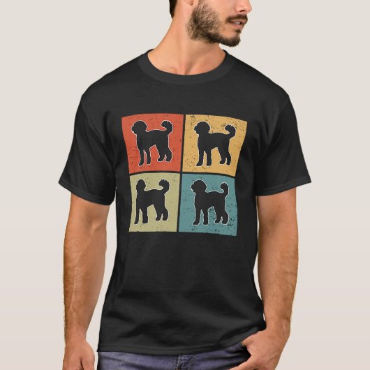 Labradoodle Vintage 4 T-shirt (Voorkant)