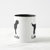 Labradoodle w/ Cool Text Mok (Midden)