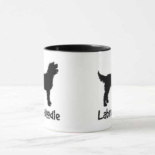 Labradoodle w/ Cool Text Mok (Midden)