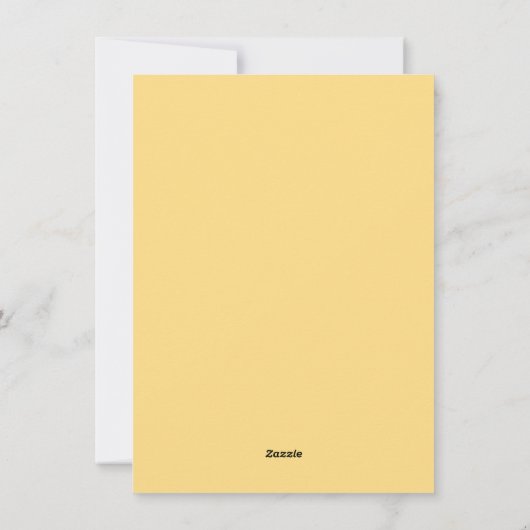 Labradoodle Yellow Floral Bunny Ears Funny Easter Feestdagenkaart (Achterkant)