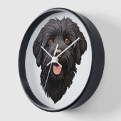 Labradoodle Zwarte Hond (Hoek)