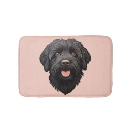 Labradoodle Zwarte Hond Badmat