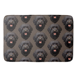 Labradoodle Zwarte Hond Badmat
