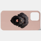 Labradoodle Zwarte Hond Case-Mate iPhone Case (Achterkant (horizontaal))