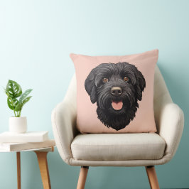 Labradoodle Zwarte Hond Kussen
