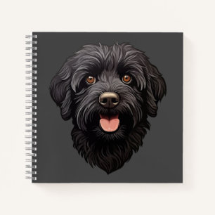 Labradoodle Zwarte Hond Notitieboek