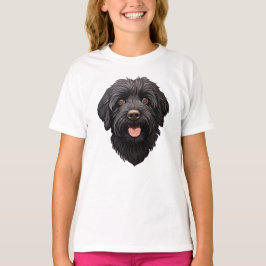 Labradoodle Zwarte Hond T-shirt