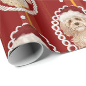 ©LabraDoodleFriends Dog Labradoedel rood verpakken Cadeaupapier (Rol Hoek)