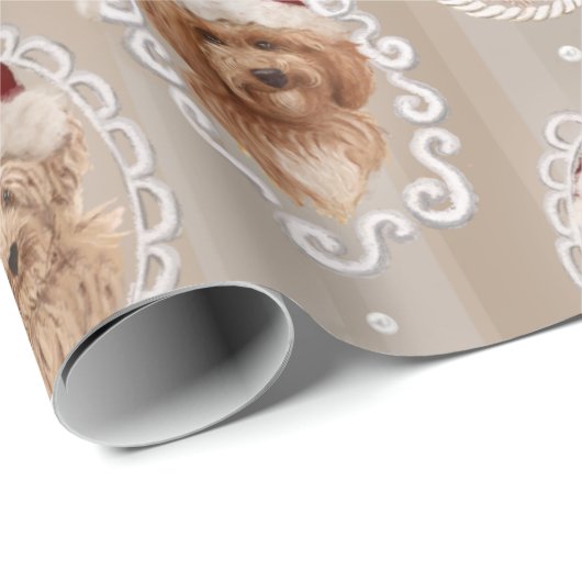©LabraDoodleFriends Dog Labradoodle wrapping Cadeaupapier (Rol Hoek)