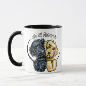 Labradoodles Black Yellow IAAU Mok (Links)