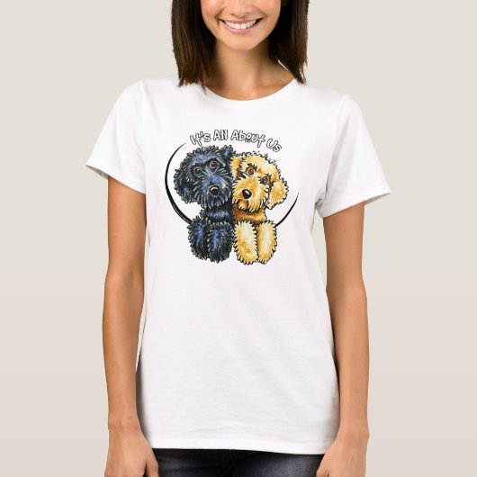 Labradoodles Black Yellow IAAU T-shirt (Voorkant)