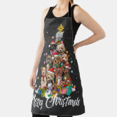 Labradoodles Christmas Tree Labradoodles Dog Lover Schort (Insitu)