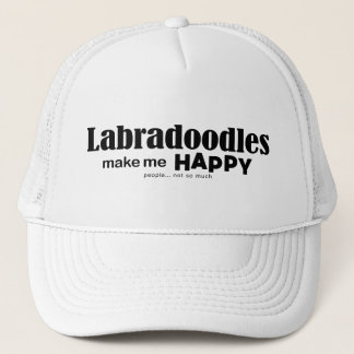 Labradoodles maken me gelukkig trucker pet