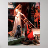 Labrador 4 (zwart) - De colade Poster (Voorkant)