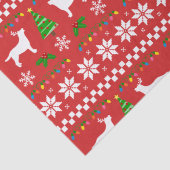 Labrador Antlers lelijke kerstpatronen Tissuepapier (Detail)