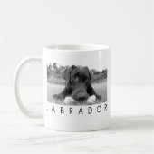 Labrador B&W Koffiemok (Links)