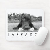 Labrador B&W Muismat (Met muis)