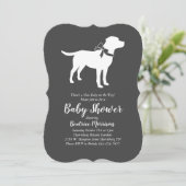 Labrador Baby shower Gender Neutral Lab Kaart (Staand voorkant)