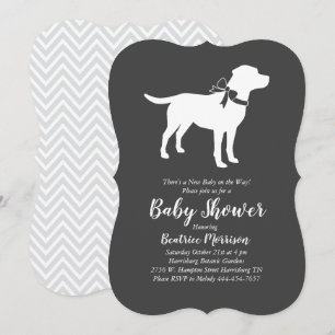 Labrador Baby shower Gender Neutral Lab Kaart