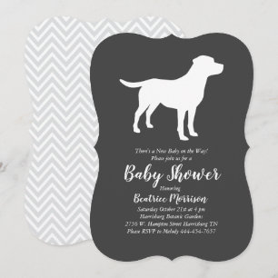 Labrador Baby shower Gender Neutral Lab Kaart