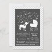 Labrador Baby Shower Geslacht Neutraal Lab Kaart (Voorkant)