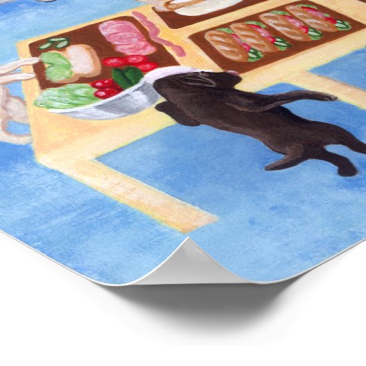 Labrador Bakery Artwork Poster (Hoek)