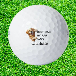 Labrador Best Dad Gift Golfballen