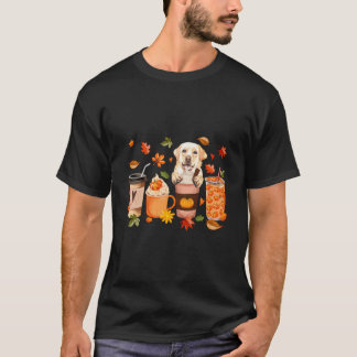 Labrador Binnen Koffiekop Thanksgiving Drink C T-shirt
