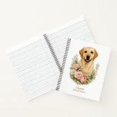 Labrador Bloemportret Notitieboek (Binnen)