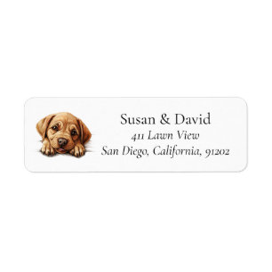 Labrador Bulldog Hondenras Pet Lovers Etiket