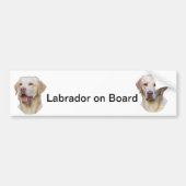 labrador bumper sticker (Voorkant)