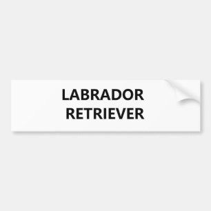 labrador bumpersticker
