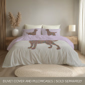 Labrador Butterfly Art Reversible Lavender Dog Mom Kussensloop