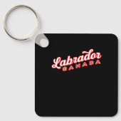 Labrador Canada Dog Lover Sleutelhanger (Voorkant)