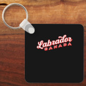Labrador Canada Dog Lover Sleutelhanger (Voorkant)