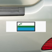 Labrador (Canada)-vlag Bumpersticker (Op auto)