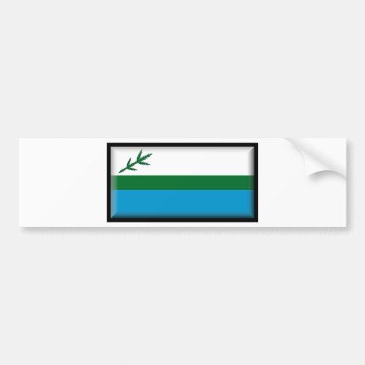 Labrador (Canada)-vlag Bumpersticker (Voorkant)