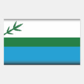 Labrador (Canada)-vlag Rechthoekige Sticker (Voorkant)