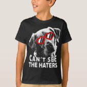 Labrador Cant Bekijk de haters Funny Dog Lovers Ma T-shirt (Voorkant)