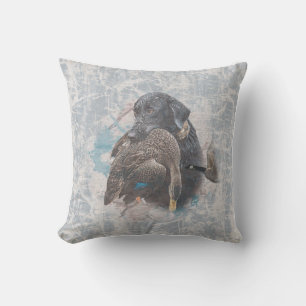 Labrador canvas tas  metal ornament tapest buitenkussen