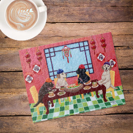 Labrador Chinese Restaurant Painting Legpuzzel