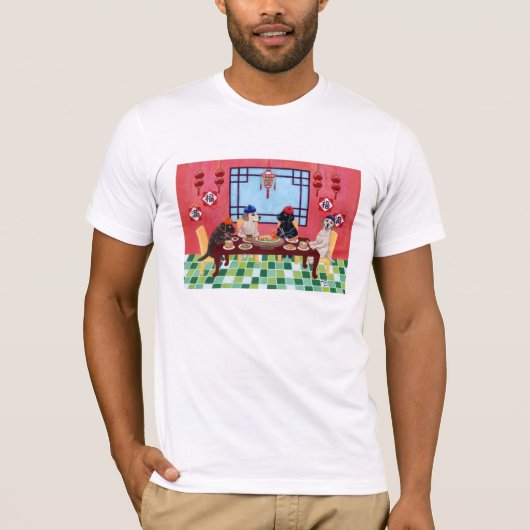 Labrador Chinese Restaurant T-shirt (Voorkant)