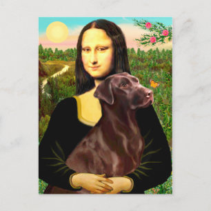Labrador (Chocolade) - Mona Lisa Briefkaart