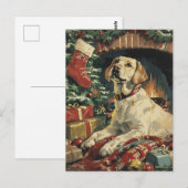 Labrador Christmas Briefkaart (Voorkant / Achterkant)