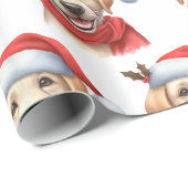 Labrador Christmas Dogs Cadeaupapier (Rol Hoek)