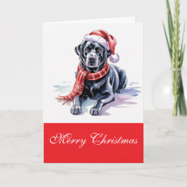 Labrador Christmas Greeting Card Kaart