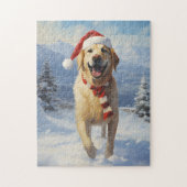 Labrador Christmas Legpuzzel (Verticaal)