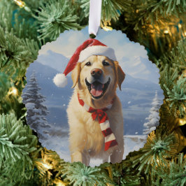 Labrador Christmas Ornament Kaart