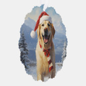 Labrador Christmas Ornament Kaart (Rechts)