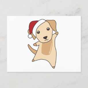 Labrador Christmas Snow Winter Animals Dogs Briefkaart